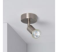 Edit Oasis Single Ceiling Spotlight - Silver
