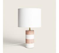 Edit Peach Table Lamp - White