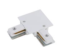 Edit Recessed 1 Circuit Track Corner - White