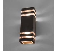 Edit Rio Outdoor Up & Down Wall Light Black