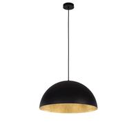 Edit Rondure Ceiling Pendant Light - 500mm Black and Gold