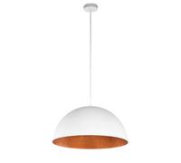 Edit Rondure Ceiling Pendant Light - 500mm White and Copper