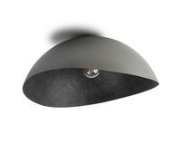Edit Solaris Small Flush Ceiling Light - Silver & Black