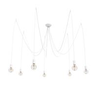 Edit Spider 7 Arm Ceiling Pendant Light - White