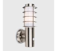 Edit Stirling Outdoor Wall Light with PIR Sensor - Stainless Steel