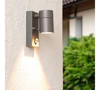 Edit Stone Outdoor Wall Light with PIR Sensor - Anthracite