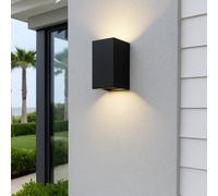 Edit Thasos Led Outdoor Up & Down Wall Light Dark Grey