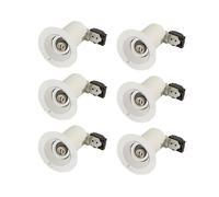Edit Trimless Recessed Fire Rated Adjustable Downlight - Matt White - Pack of 6