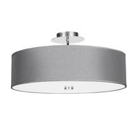 Edit Viviane 3 Light Semi-Flush Ceiling Light - Grey
