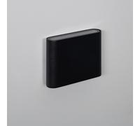 Edit Lighting Edit Zeus 6W Outdoor Up and Down Square LED Wall Light In Black Finish