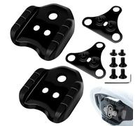 Editbar Pack of 2 Bicycle Cleats Adapter Compatible with Shimano SPD Plate Adapter SM-SH41 - Bicycle Pedal Adapter Cleats Converter, Bicycle Shoe Plate Set, Pedal Plates Converter for Road Bike