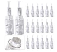 Editbar Pack of 20 Nano Microneedling Needles, Replacement DermaPen, Nano Pin Replacement for Derma Pen, Cartridges Replacement Parts for Electric Microneedling Device, Replacement Needles Needle