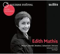 Edith Mathis : Edith Mathis: Mozart/Bartók/Brahms/Schumann/Strauss CD (2019)