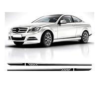 Edition 1 507 Style Car Door Side Skirt Stripes Sticker Body Decal, For Benz C Class W204 C63 coupe S204 AMG Accessories