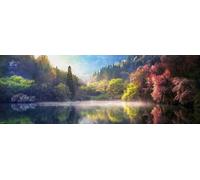 Edition Alexander Von Humboldt - Panoramic Puzzle - Sheryang-Ji Lake