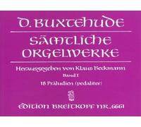 EDITION BREITKOPF BUXTEHUDE D. - SAMTLICHE ORGELWERKE, BAND I Classical sheets Organ