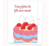 Edition Colibri Birthday Invitations - Happy Birthday, Dear Dad! | Pack of 10 Flat Cards (A6) - Write On Back