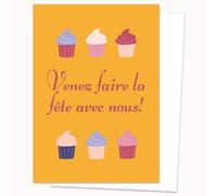 Edition Colibri Special Dad Birthday Invitations - Happy Birthday, Dear Dad! | Pack of 10 Flat Cards (A6) - Back to Write On