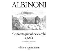 EDITION PETERS ALBINONI TOMASO - CONCERTO IN D MINOR OP. 9 NO. 2 - OBOE AND PIANO