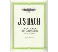 EDITION PETERS BACH JOHANN SEBASTIAN - INVENTIONS & SINFONIAS (2 & 3-PART INVENTIONS) BWV 772-801 - PIANO Classical sheets Piano