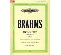 EDITION PETERS BRAHMS JOHANNES - CONCERTO NO.1 IN D MINOR OP.15 - PIANO 4 HANDS Classical sheets Piano