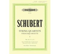 EDITION PETERS SCHUBERT FRANZ - STRING QUARTETS.VOL 1.2 - VIOLIN, VIOLA AND CELLO Classical sheets String ensemble