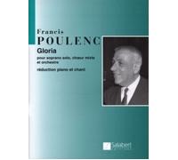 Edition Salabert GLORIA - arranged for piano excerpt [Sheet music] Composer : POULENC FRANCIS