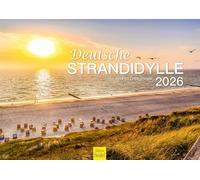 Edition Seidel Andrea Dreegmeyer Premium Calendar German Beach Idyll 2026 Format DIN A3 Wall Calendar Germany North Sea Baltic Sea Beach Island Coast