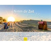 Edition Seidel Andrea Dreegmeyer Premium Calendar Sayings from the Sea 2026 Format DIN A3 Wall Calendar Germany North Sea Baltic Sea Motivation Time Out