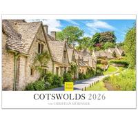 Edition Seidel Cotswolds Premium Calendar 2026 Format DIN A4 Wall Calendar Great Britain South England Castle Cottages Church Square Landscape Nature Flowers Christian Müringer