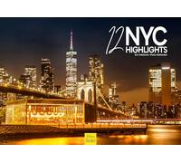 Edition Seidel Premium Calendar 12 NYC Highlights 2026 Format DIN A3 Wall Calendar USA America New York City Big Apple Metropolis Skyline Melanie Viola