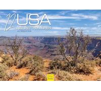 Edition Seidel Premium Calendar 12 USA Natural Attractions 2026 Format DIN A3 Wall Calendar USA National Parks New York Chicago Miami San Francisco Boston Metropolis Skyline Melanie Viola