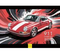 Edition Seidel Premium Calendar 911 Modern Art 2026 Format DIN A4 Wall Calendar Car Calendar Car Luxury Sports Car Colourful Pop Art