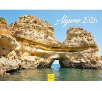 Edition Seidel Premium Calendar Algarve 2026 Format DIN A4 Wall Calendar Europe Portugal Lagos Albufereia Lagoons Cliff