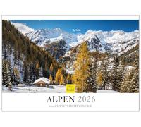 Edition Seidel Premium Calendar Alps 2026 Format DIN A3 Wall Calendar Tyrol South Tyrol East Tyrol Styria Salzburger Land Alm Valley Lake Mountains Christian Müringer