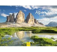 Edition Seidel Premium Calendar Alps 2026 Format DIN A4 Wall Calendar Europe Germany Austria Italy France Switzerland Bavaria Tyrol South Tyrol Rainer Mirau