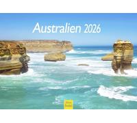 Edition Seidel Premium Calendar Australia 2026 Format DIN A4 Wall Calendar Pacific Sydney Melbourne Tasmania National Park Uluru Ayers Rock