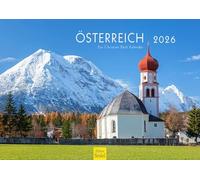 Edition Seidel Premium Calendar Austria 2026 Format DIN A3 Wall Calendar Styria Tyrol Dolomites Alps Mountains Lake Nature Christian Bäck
