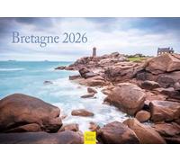 Edition Seidel Premium Calendar Brittany 2026 Format DIN A4 Wall Calendar Europe France Brest Carnac Le Mont-Saint-Michel