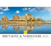 Edition Seidel Premium Calendar Brittany & Normandy 2026 Format DIN A3 Wall Calendar Europe France La Grève Blanche Sea Coast Christian Müringer