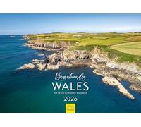 Edition Seidel Premium Calendar Charming Wales 2026 Format DIN A3 Wall Calendar England Steep Coast Rock Bridge Caerfai Bay Monastery Ruin Peter Schickert