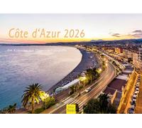 Edition Seidel Premium Calendar Côte d'Azur 2026 Format DIN A3 Wall Calendar Europe Portugal Atlantic Island Funchal Porto Moniz Werner Dieterich