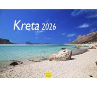Edition Seidel Premium Calendar Crete 2026 Format DIN A3 Wall Calendar Europe Greece Mediterranean Island Heraklion Chania Spinalong