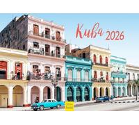 Edition Seidel Premium Calendar Cuba 2026 Format DIN A4 Wall Calendar South America Central America Havana Capitol Vintage Car