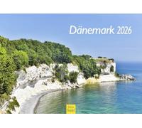 Edition Seidel Premium Calendar Denmark 2026 Format DIN A3 Wall Calendar Europe Scandinavia Copenhagen North Sea Baltic Sea Nature Landscape