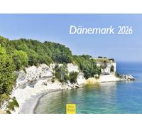 Edition Seidel Premium Calendar Denmark 2026 Format DIN A4 Wall Calendar Europe Scandinavia Copenhagen North Sea Baltic Sea Nature Landscape