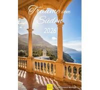 Edition Seidel Premium Calendar Dreams of the South 2026 Format DIN A3 Wall Calendar Majorca Spain France Greece Mediterranean Aegean Island Dream Christian Müringer