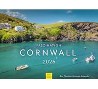 Edition Seidel Premium Calendar Fascination Cornwall 2026 Format DIN A3 Wall Calendar Great Britain Castle Cottages Fishing Village Port Coast Sea British Christian Müringer