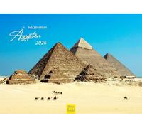 Edition Seidel Premium Calendar Fascination Egypt 2026 Format DIN A4 Wall Calendar North Africa Luxor Cairo Pyramids of Giza Karnak Temple Large Sphinx