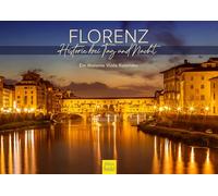 Edition Seidel Premium Calendar, Florence, History by Day and Night 2026, DIN A3 Wall Calendar, Italy, Tuscany, Michelangelo, Ponte, Vecchio, Uffizi, San Giovanni, Melanie, Viola